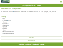 Tablet Screenshot of ferienparadies-schoenauer.com
